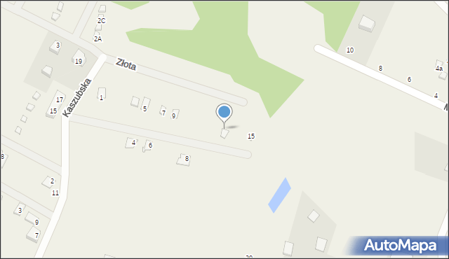Kopalino, Perłowa, 13, mapa Kopalino
