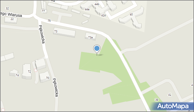 Kraków, Pękowicka, 71, mapa Krakowa