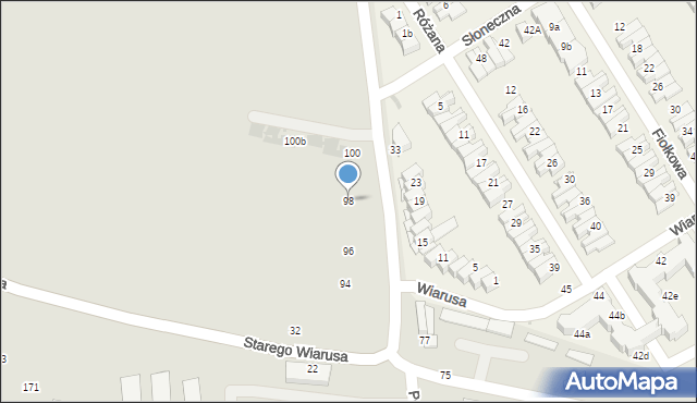 Kraków, Pękowicka, 98, mapa Krakowa