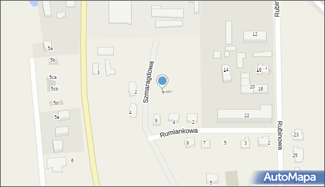 Kruszewnia, Perłowa, 7, mapa Kruszewnia