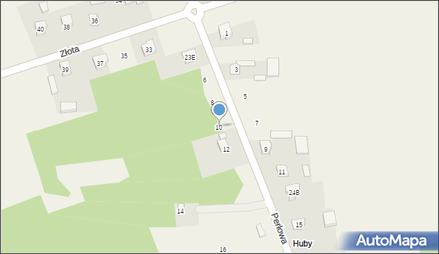 Łuszczanowice, Perłowa, 10, mapa Łuszczanowice