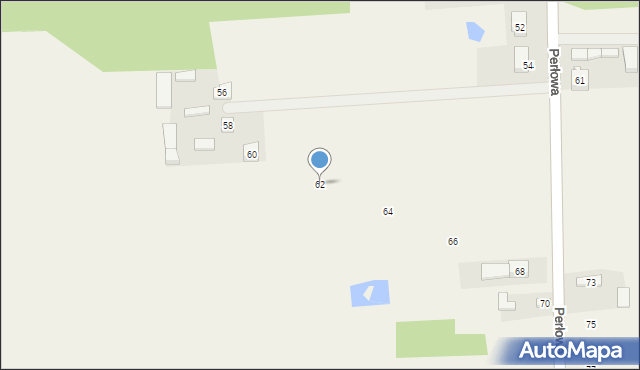 Łuszczanowice, Perłowa, 62, mapa Łuszczanowice