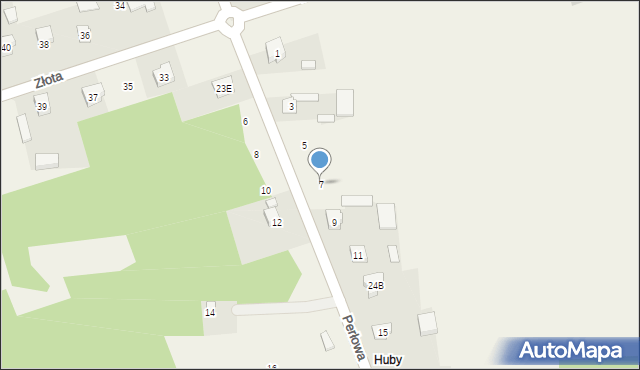 Łuszczanowice, Perłowa, 7, mapa Łuszczanowice