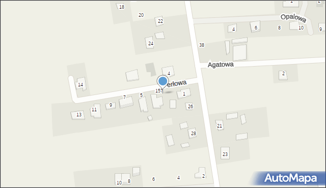 Mochle, Perłowa, 3, mapa Mochle