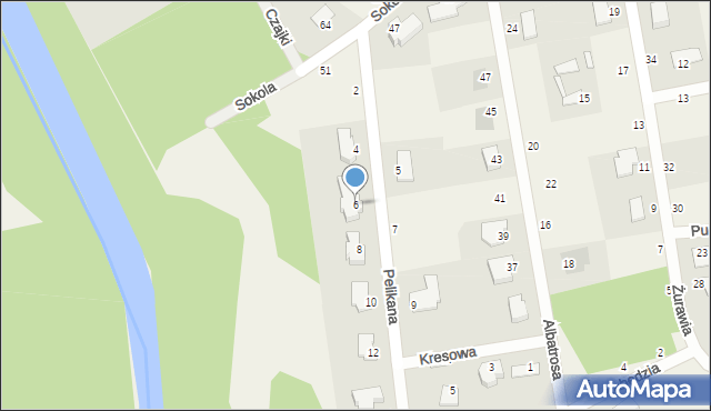 Murowaniec, Pelikana, 6, mapa Murowaniec