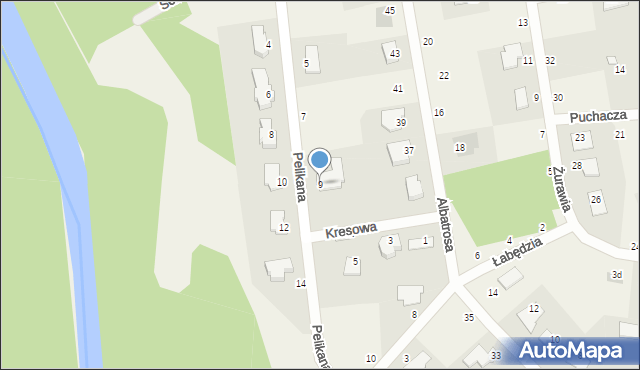 Murowaniec, Pelikana, 9, mapa Murowaniec