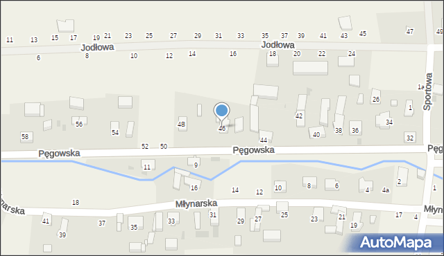 Ozorowice, Pęgowska, 46, mapa Ozorowice