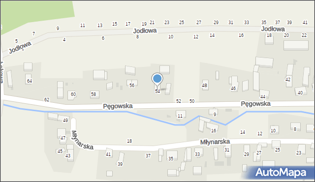 Ozorowice, Pęgowska, 54, mapa Ozorowice