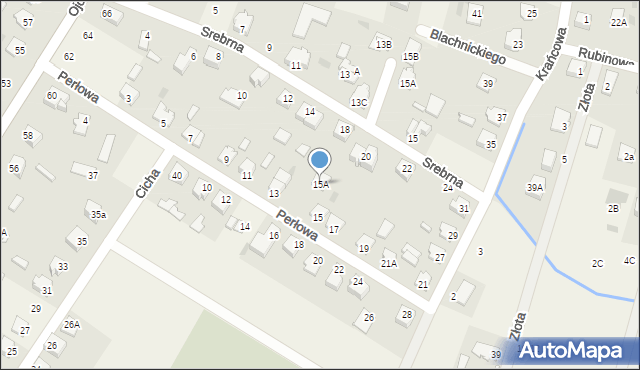 Paprotnia, Perłowa, 15A, mapa Paprotnia