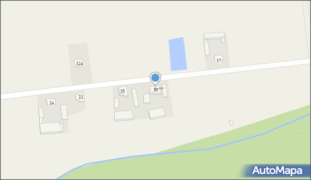 Pęcherzew, Pęcherzew, 36, mapa Pęcherzew
