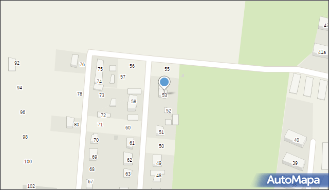 Pęcław, Pęcław, 53, mapa Pęcław