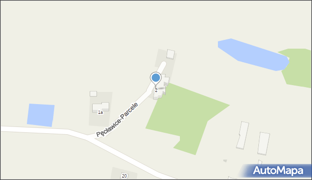 Pęcławice-Parcele, Pęcławice-Parcele, 2, mapa Pęcławice-Parcele