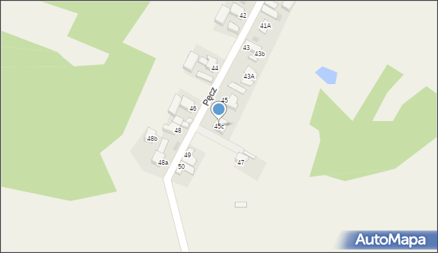 Pęcz, Pęcz, 45c, mapa Pęcz