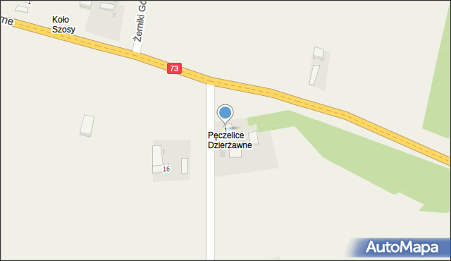 Pęczelice, Pęczelice, 1, mapa Pęczelice