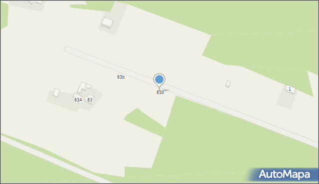 Pędzewo, Pędzewo, 83d, mapa Pędzewo