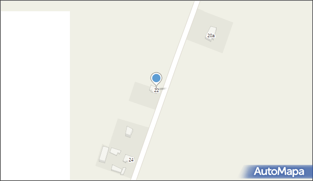 Pękoszew, Pękoszew, 22, mapa Pękoszew