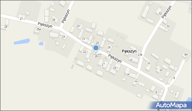 Pększyn, Pększyn, 19, mapa Pększyn