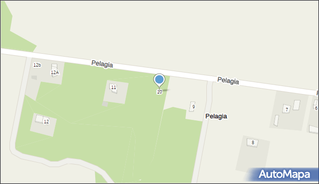 Pelagia, Pelagia, 10, mapa Pelagia