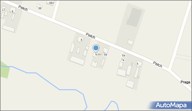 Pełch, Pełch, 7, mapa Pełch