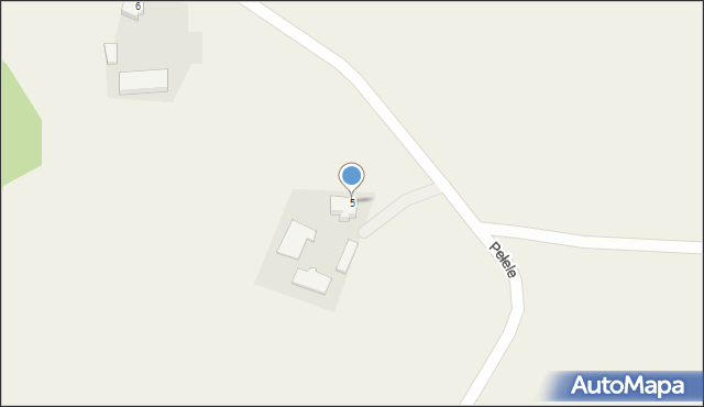 Pełele, Pełele, 5, mapa Pełele