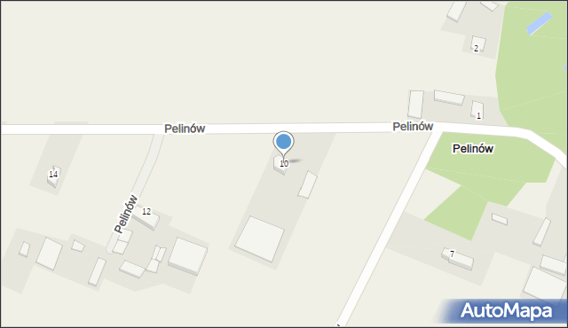 Pelinów, Pelinów, 10, mapa Pelinów