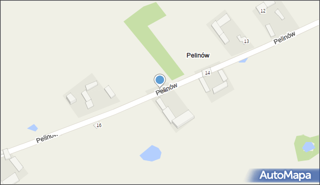 Pelinów, Pelinów, 15, mapa Pelinów