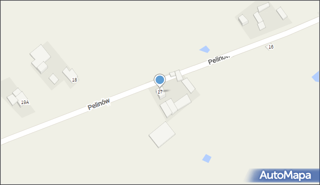 Pelinów, Pelinów, 17, mapa Pelinów