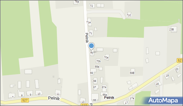 Pelnik, Pelnik, 70, mapa Pelnik