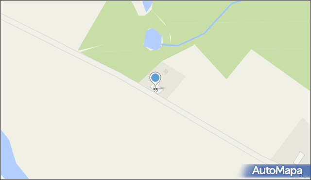 Pęperzyn, Pęperzyn, 55, mapa Pęperzyn
