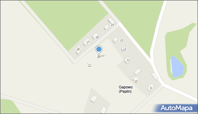 Peplin, Peplin, 20, mapa Peplin