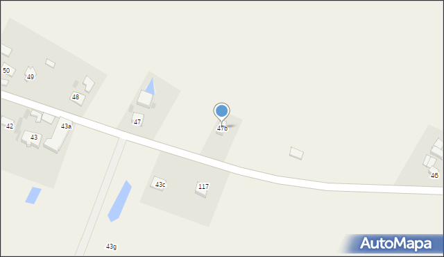 Pęplino, Pęplino, 47b, mapa Pęplino