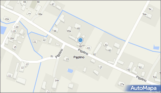 Pęplino, Pęplino, 64, mapa Pęplino