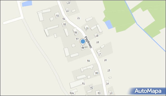 Pepłowo, Pepłowo, 58, mapa Pepłowo