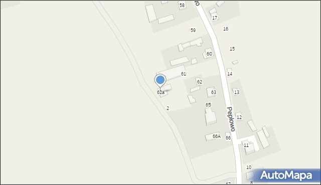 Pepłowo, Pepłowo, 62a, mapa Pepłowo