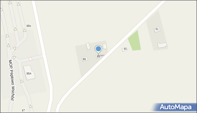 Pepłowo, Pepłowo, 89, mapa Pepłowo
