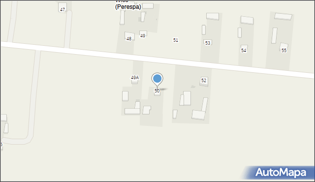 Perespa, Perespa, 50, mapa Perespa