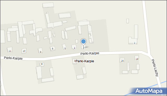 Perki-Karpie, Perki-Karpie, 2, mapa Perki-Karpie