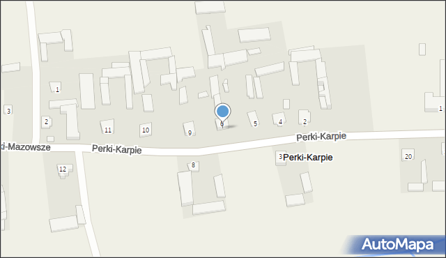 Perki-Karpie, Perki-Karpie, 7, mapa Perki-Karpie