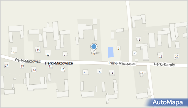 Perki-Mazowsze, Perki-Mazowsze, 6, mapa Perki-Mazowsze