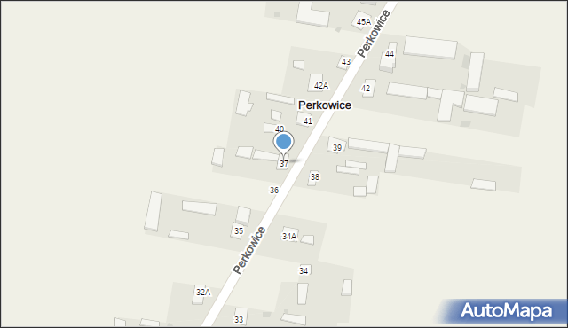 Perkowice, Perkowice, 37, mapa Perkowice