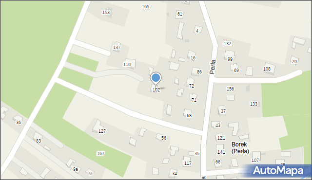 Perła, Perła, 102, mapa Perła