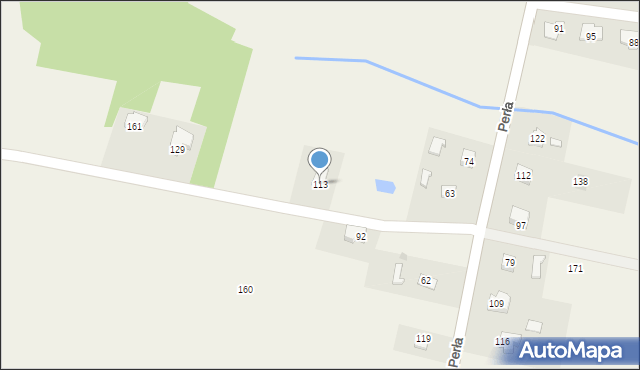 Perła, Perła, 113, mapa Perła