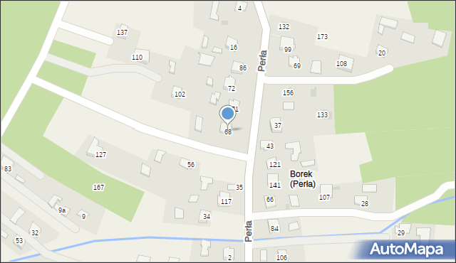 Perła, Perła, 68, mapa Perła