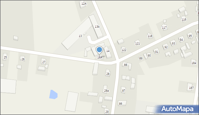 Perzów, Perzów, 14A, mapa Perzów
