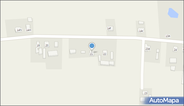 Perzów, Perzów, 21a, mapa Perzów