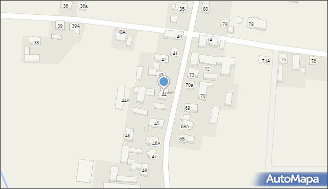 Perzów, Perzów, 44, mapa Perzów
