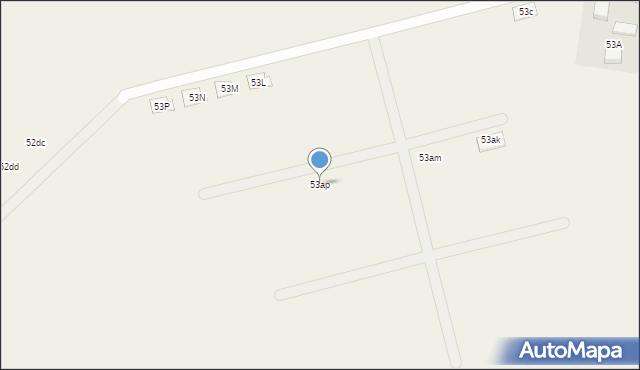 Perzów, Perzów, 53ap, mapa Perzów