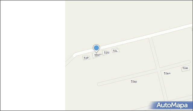 Perzów, Perzów, 53N, mapa Perzów