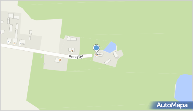Perzyny, Perzyny, 10, mapa Perzyny