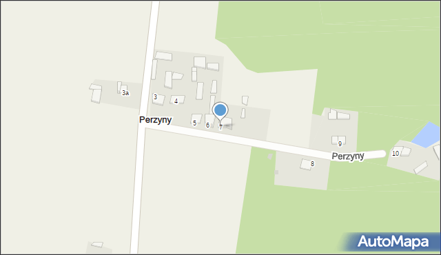 Perzyny, Perzyny, 7, mapa Perzyny